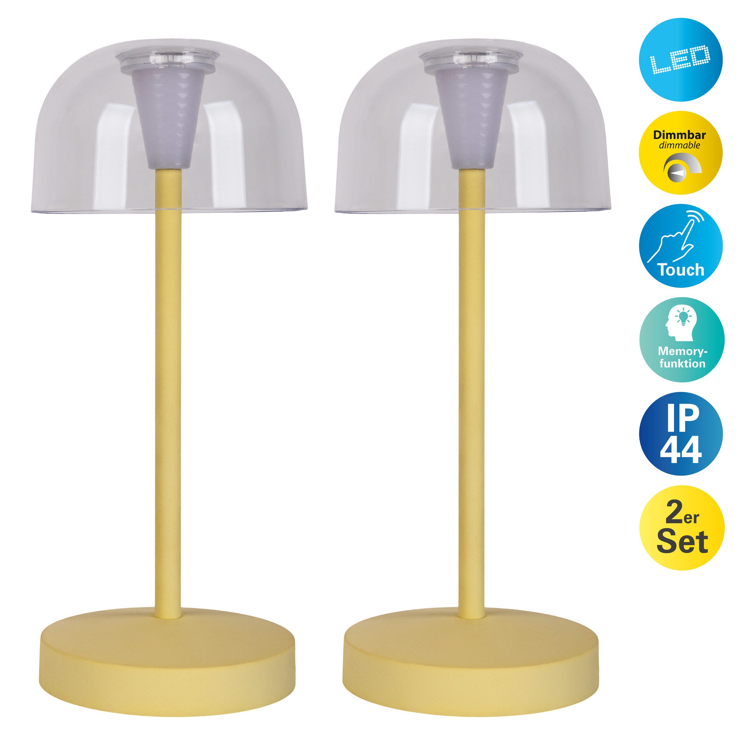 näve LED Tischleuchte Gomba 18,5 cm, günstig online kaufen