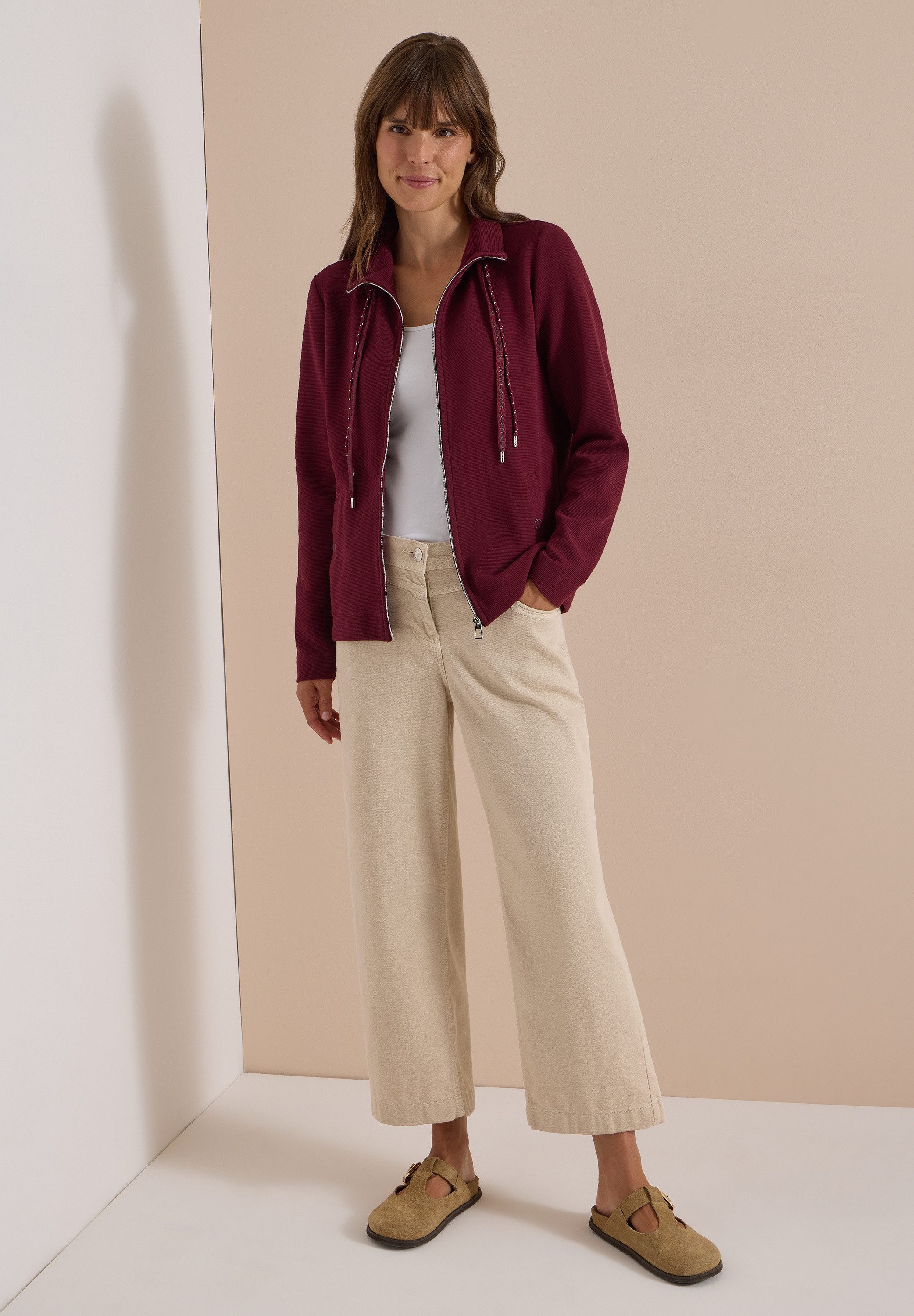 CECIL Cardigan mit Stehkragen