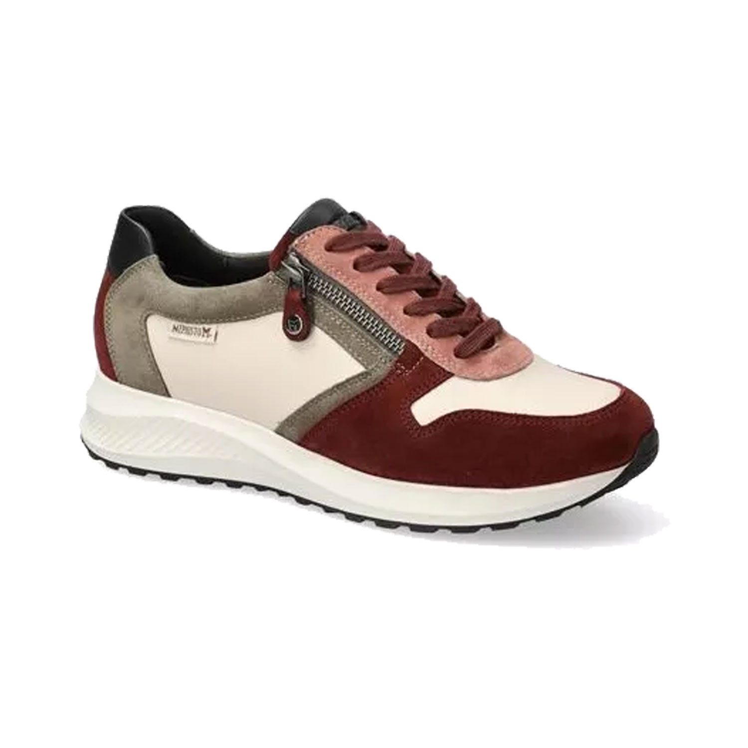 Mephisto Schuhe Mephisto Sneakers Damen MEPHISTO LYDIE AIR Damen Sneaker  Rosa Leder Textil Nubuck
