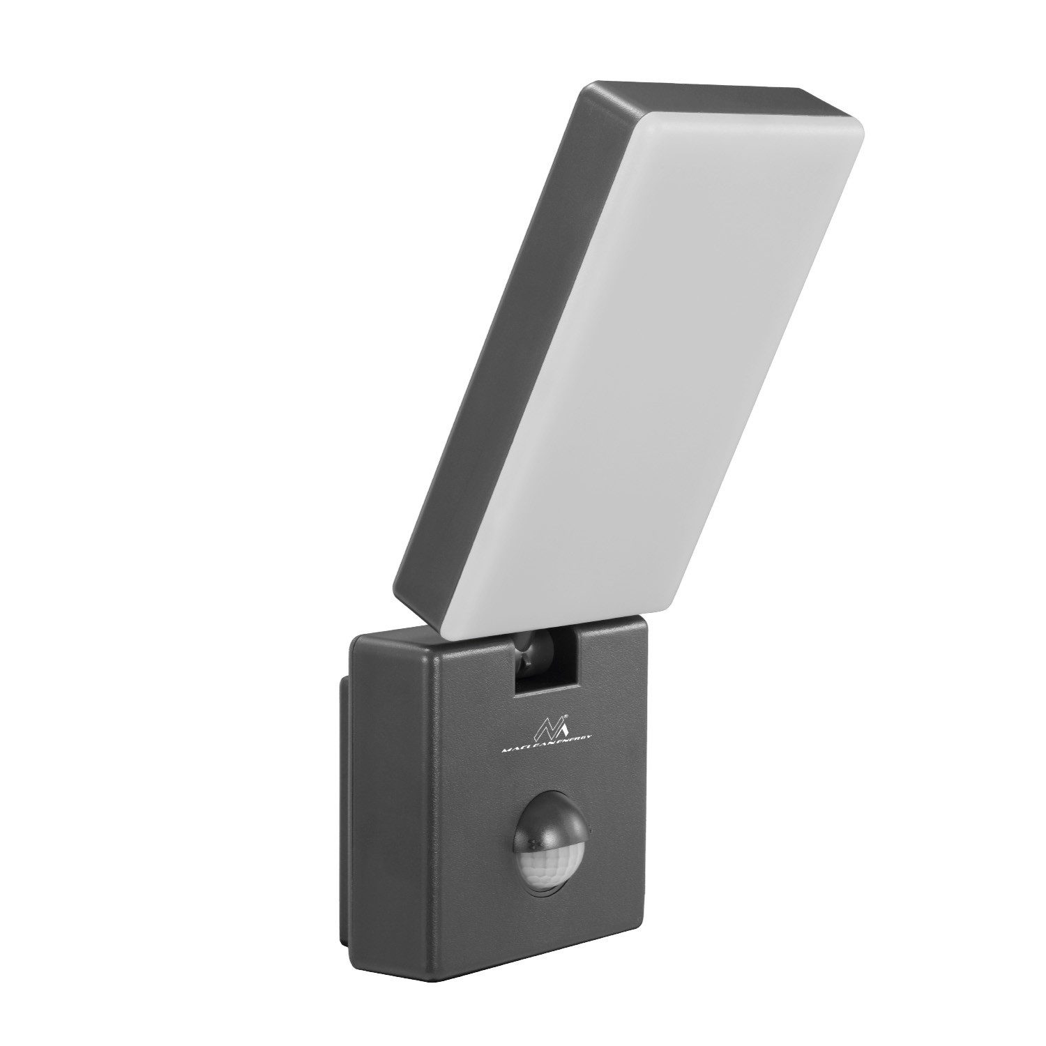 Maclean LED Außen-Wandleuchte MCE516 rechteckige Wandlampe mit Bewegungsmelder, LED fest integriert, neutralweiß, 10 W 800 lm IP65 für Garten, Terrasse und Hauseingang