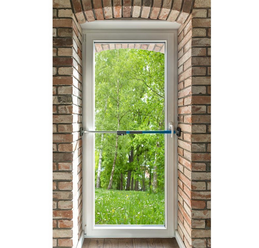 Thumbnail - ALLEGRA Stützelement Sicherungsstange 101 - 175 cm (blau), für Fenster, Tür, Balkon