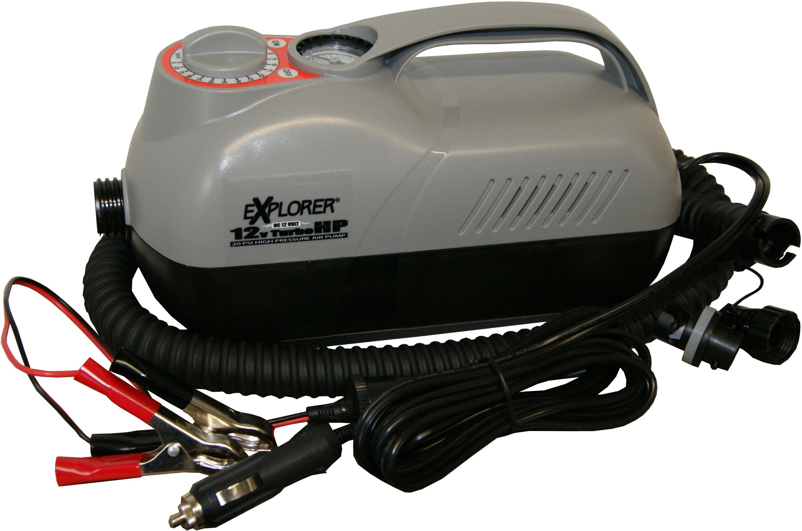 EXPLORER Elektropumpe SUP-Pumpe 12 V | Wassersportpumpen