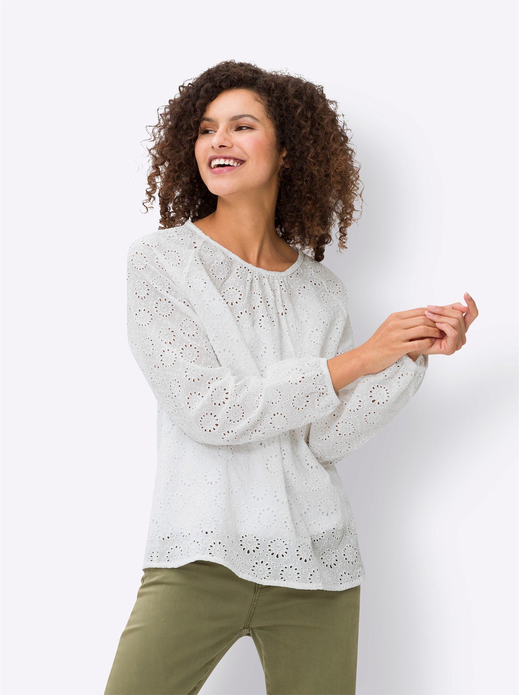 heine Klassische Bluse Bluse Langarm günstig online kaufen