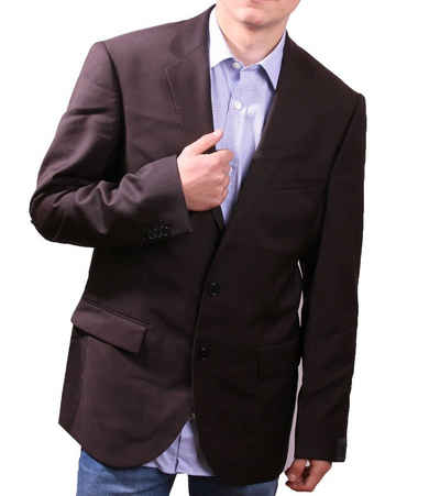 Esprit Kurzblazer »ESPRIT Collection Blazer Sakko seriöse Herren Business-Jacke normal, schlanke und untersetzte Größen Anzug-Jacke Braun«
