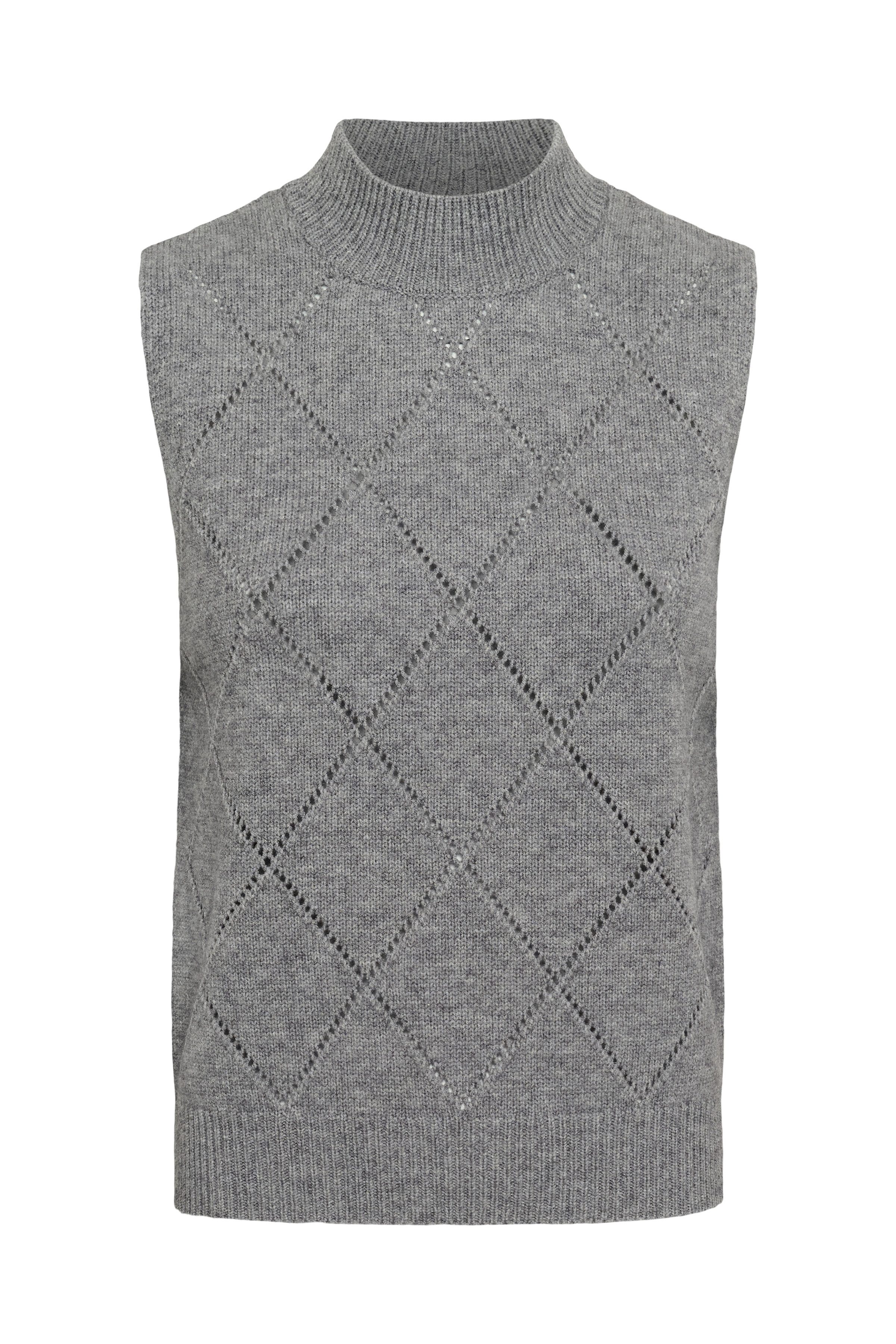 Saint Tropez Pullunder TheresaSZ Vest Materialmix, Regular fit