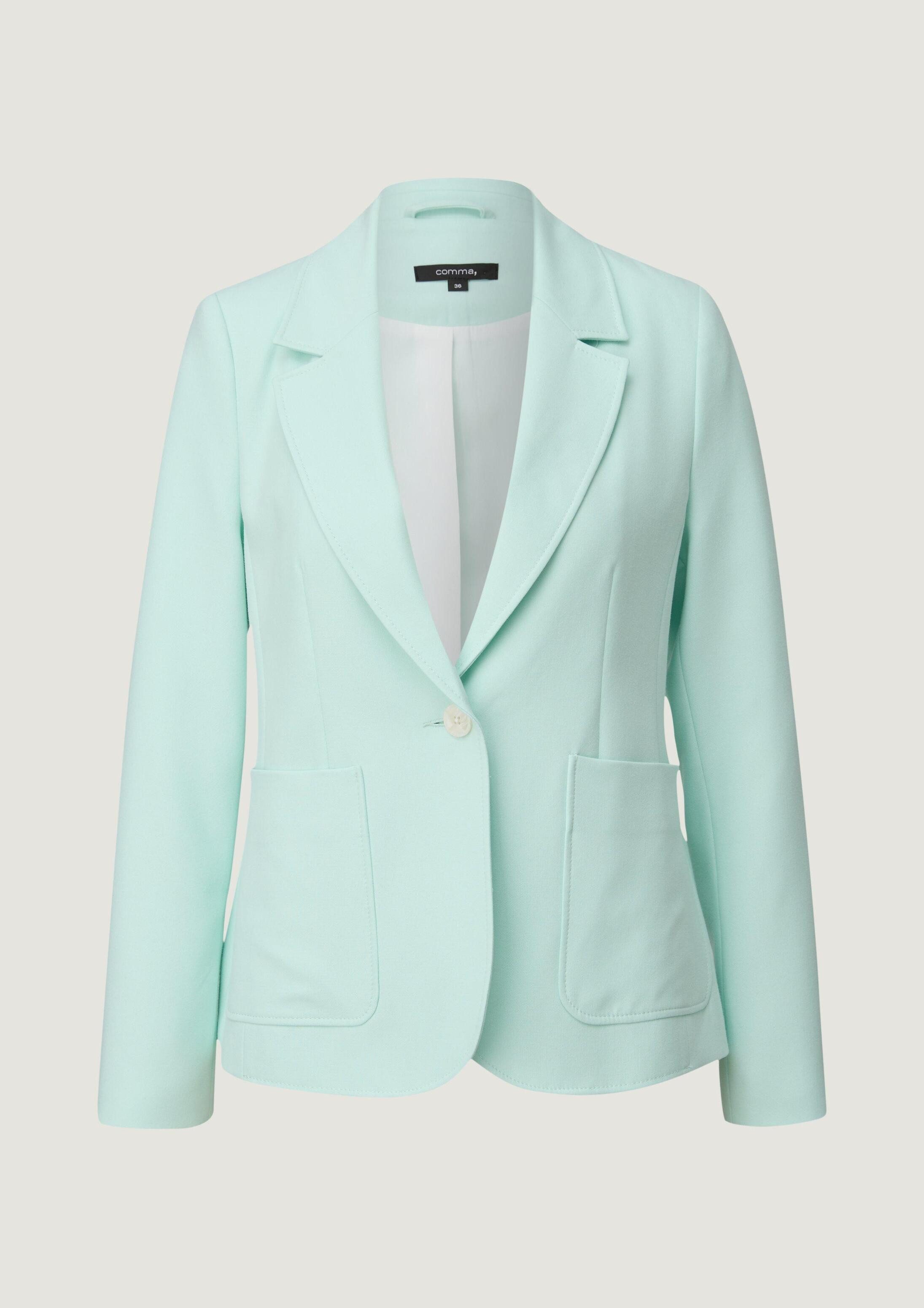 comma Jackenblazer Indoor-Blazer Blazer aus Viskosemix