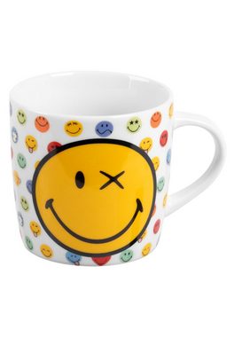 United Labels® Frühstücks-Geschirrset Smileyworld Geschirr Set 3-tlg, Porzellan