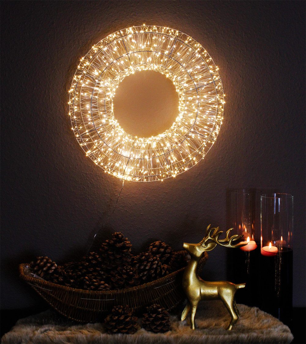 Arnusa LED Dekolicht Leuchtkranz 800 LED günstig online kaufen