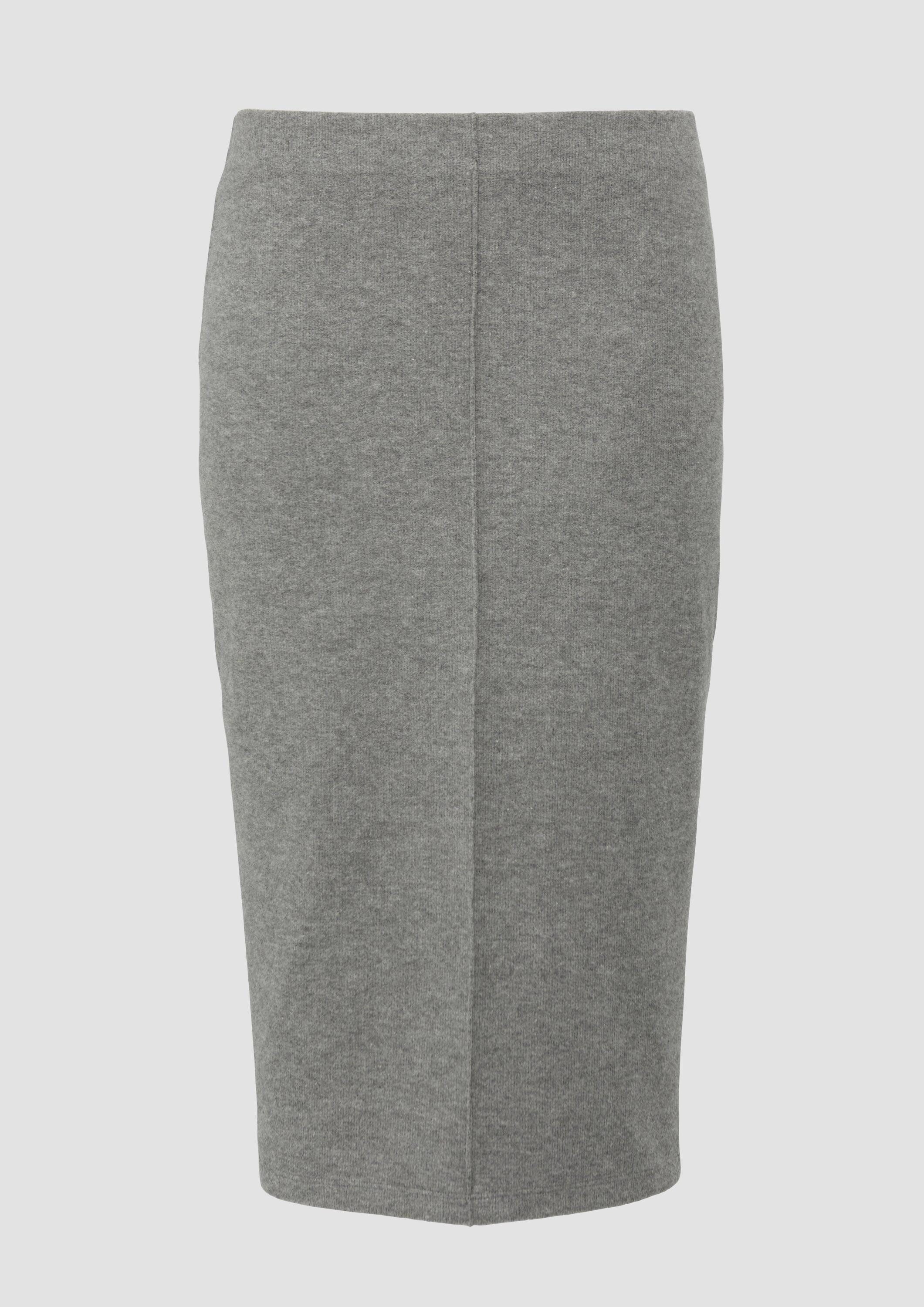 s.Oliver Midirock Rock Weicher Midi-Rock aus Sweat