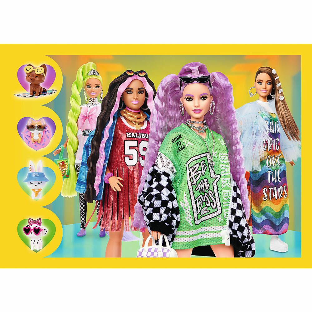 Trefl Puzzle 4 in 1 - Barbie, Puzzleteile