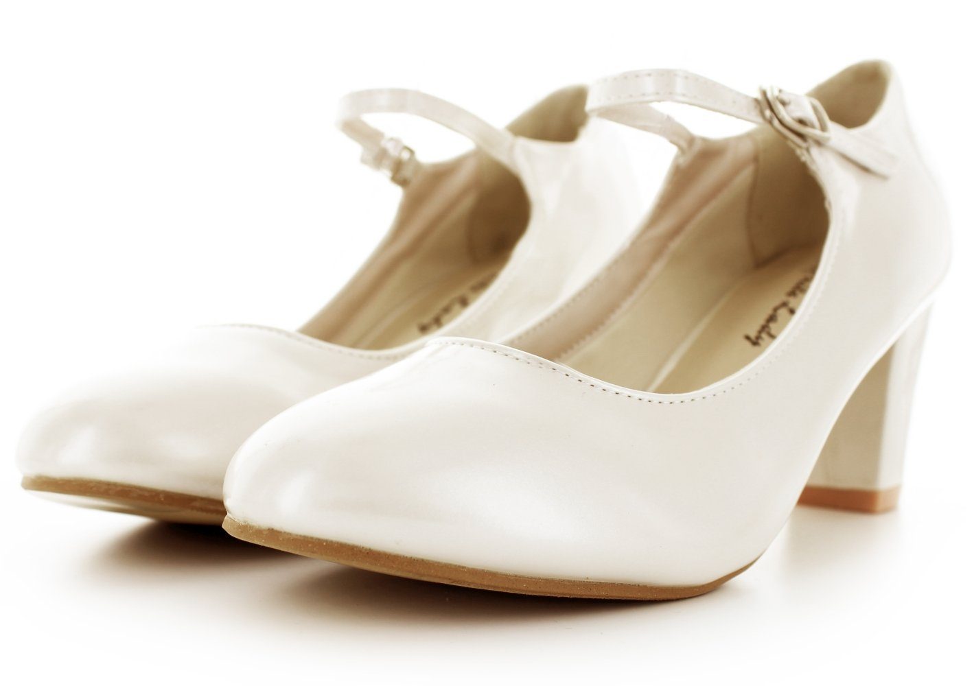 White Lady 821 MaryJane - Lack Spangenpumps Spangenpumps