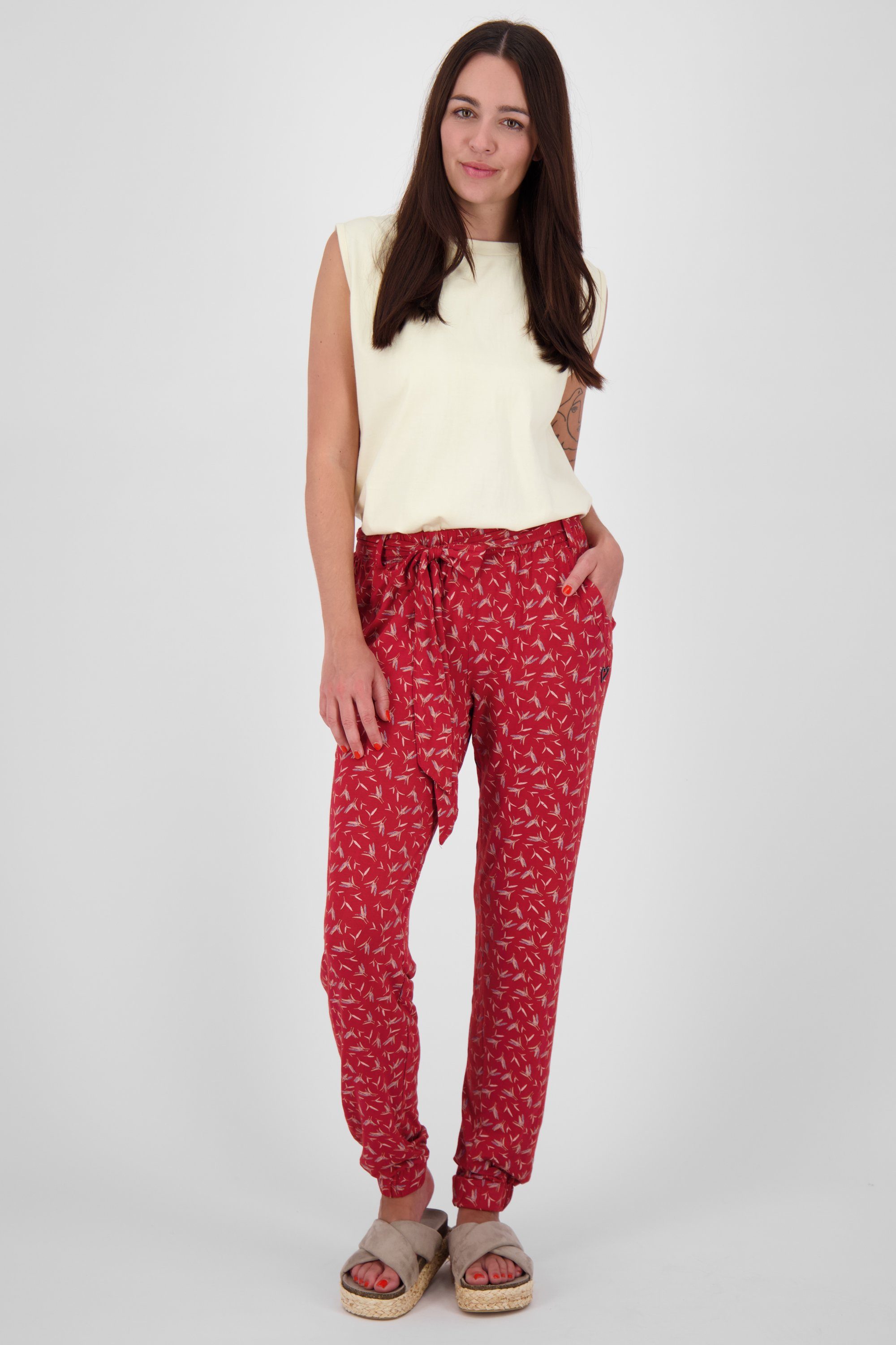 Alife & Kickin Stoffhose AliceAK Damen Pants Freizeithose cranberry B