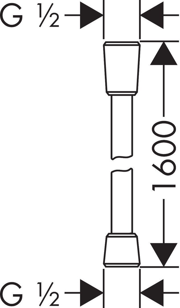 Hansgrohe Brauseschlauch Isiflex 160 cm Kunststoff Chrom günstig online kaufen