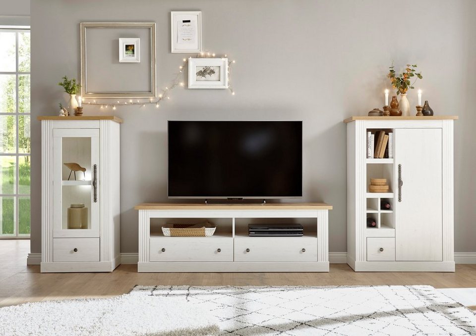 Home affaire Wohnwand »Westminster«, (Set, 10-tlg), im romantischen Landhausstil, exclusiv by Otto online kaufen OTTO Home affaire Wohnwand »Westminster«, (Set, 10-tlg), im romantischen Landhausstil, exclusiv by Otto online kaufen OTTO