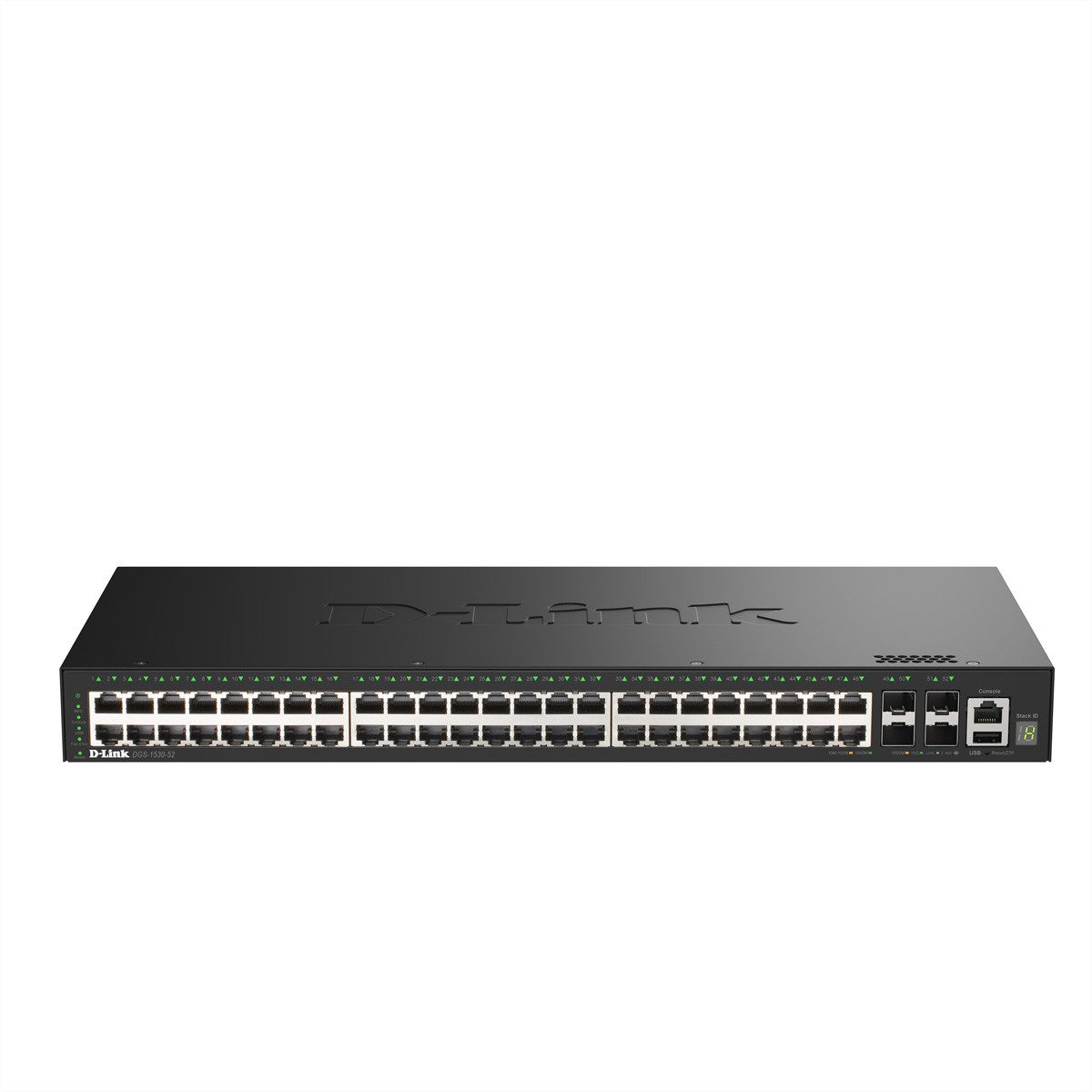 D-Link DGS-1530-52/E 52-Port Switch Smart Managed Gigabit Stack 4x 10G Netzwerk-Switch