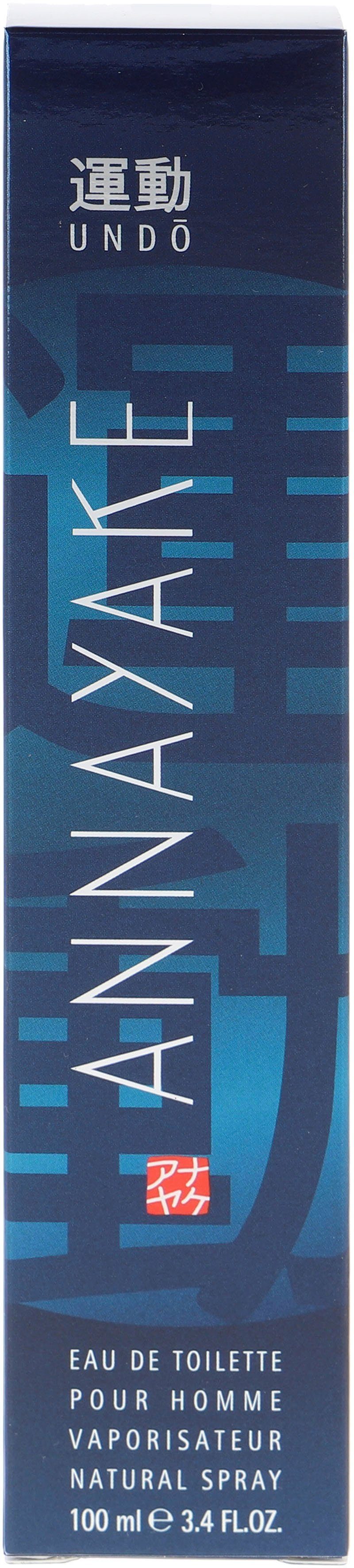 ANNAYAKE Eau de Toilette Annayake Undo, mit frischer, holziger und kraftvoller Note