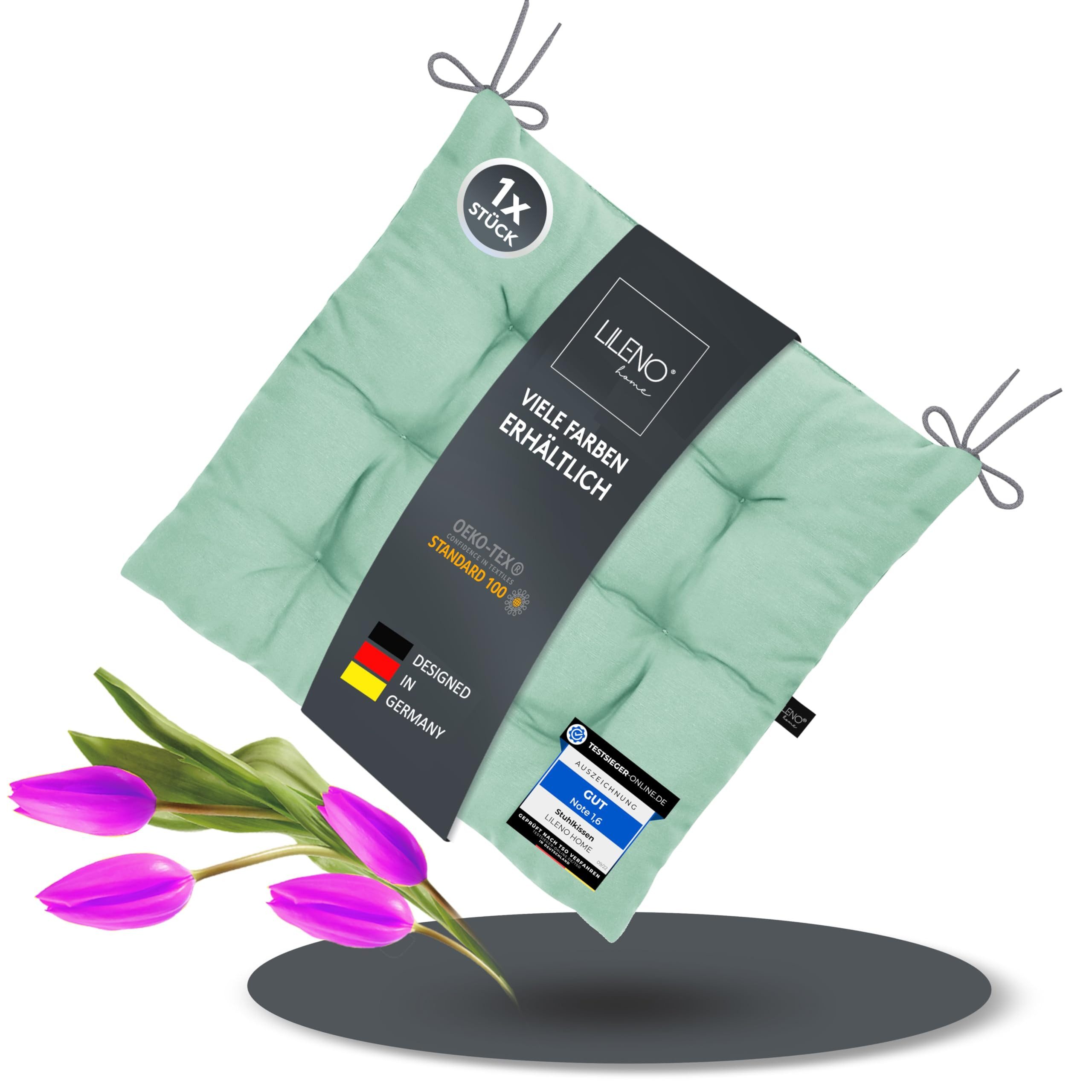 LILENO HOME Stuhlkissen Sitzkissen für Gartenstuhl, günstig online kaufen