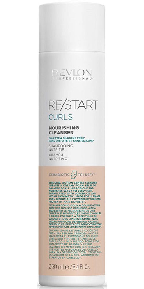 REVLON PROFESSIONAL Haarshampoo RE/START CURLS NOURISHING CLEANSER, Sanfte, pflegende Reinigung für lockiges, oder gewelltes Haar.