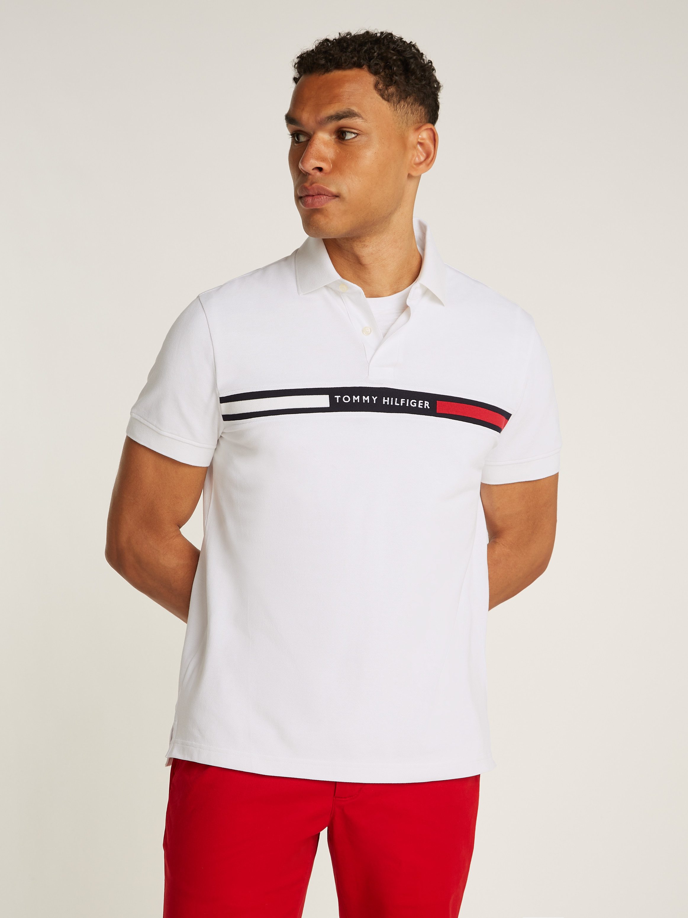 Tommy Hilfiger Poloshirt HILFIGER CHEST INSERT günstig online kaufen