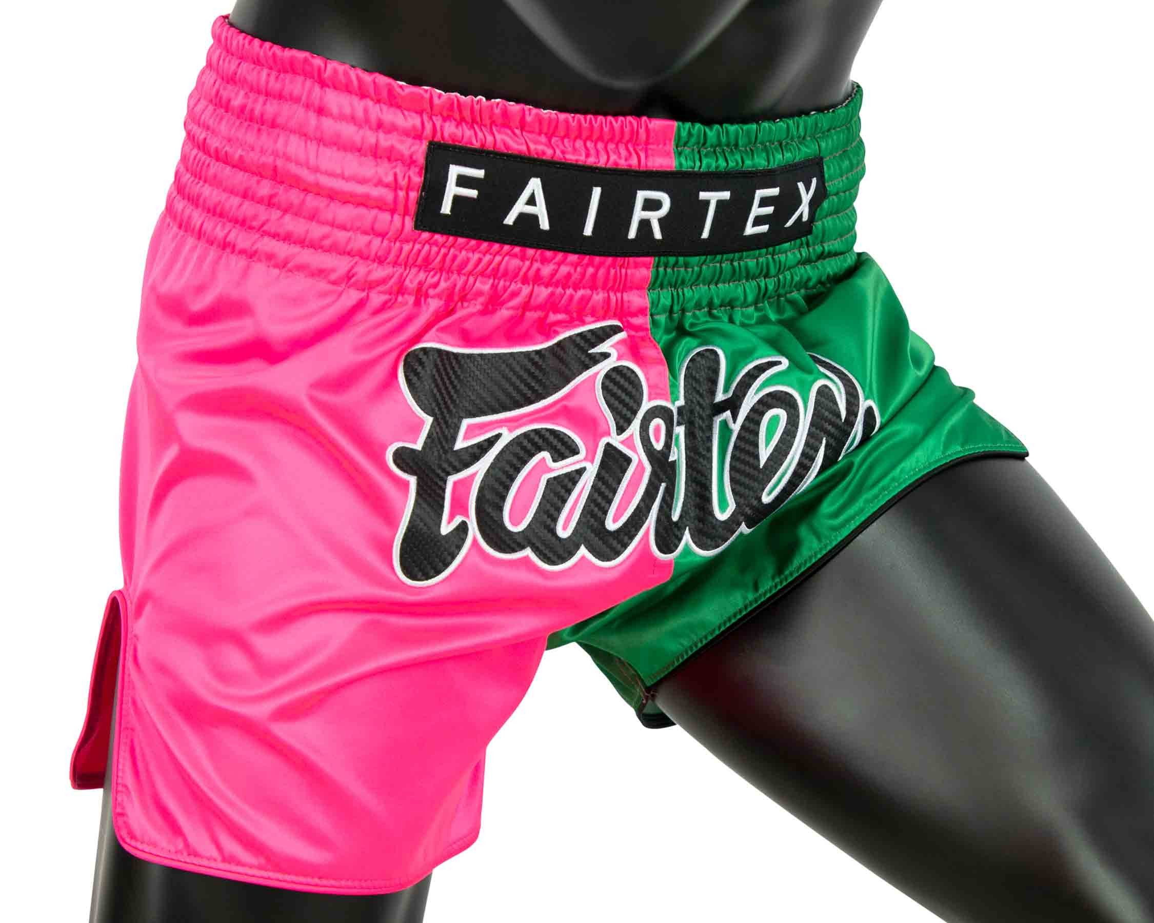 Fairtex Shorts Muay Thai Short Pink/Green Fairtex BS1911 Shorts – Trainiere günstig online kaufen
