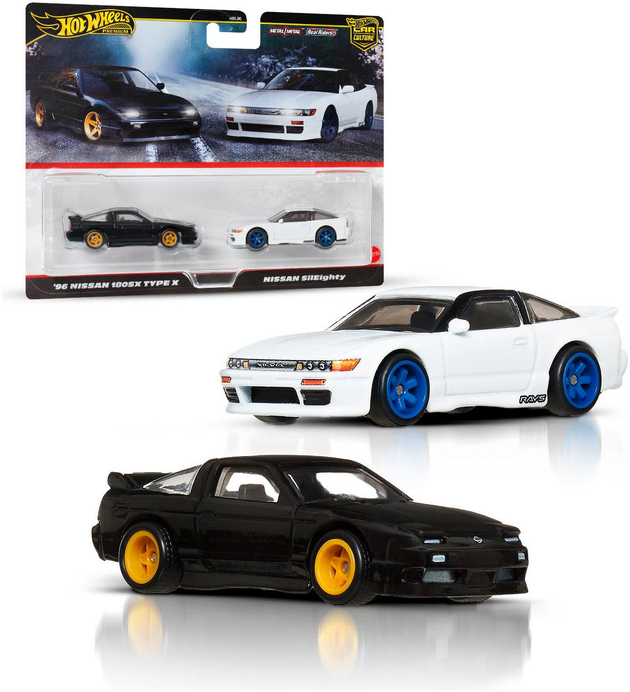 Hot Wheels Spielzeug-Auto Nissan Sileighty, (Set, 2-tlg) günstig online kaufen