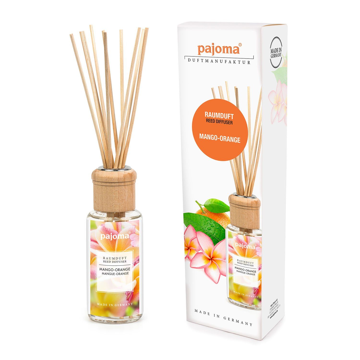 pajoma® Raumduft Mango-Orange, 100 ml, Lufterfrischer in Geschenkverpackung