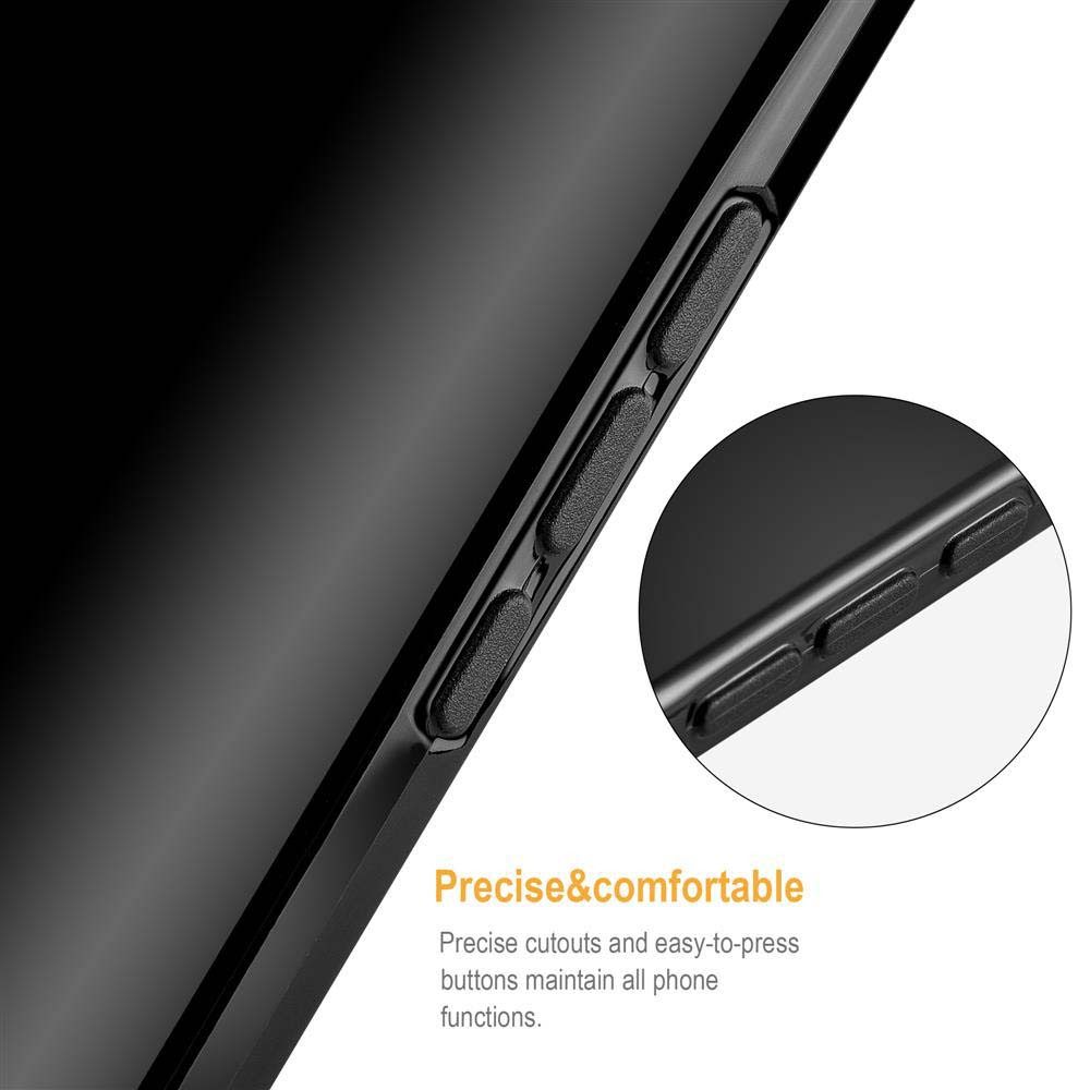 Cadorabo Handyhülle für Samsung Galaxy A40 Hülle Samsung Galaxy A40, Hülle TPU Silikon Handy Schutzhülle Slim Transparent Case Cover