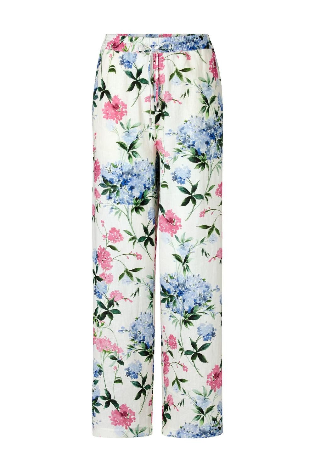 RICHROYAL Stoffhose printed linen pants sustainable günstig online kaufen