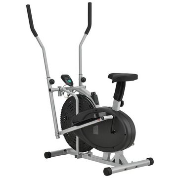 ArtSport Crosstrainer 2 in 1, leiser Riemenantrieb, 2 kg Schwungrad, stufenloser Widerstand