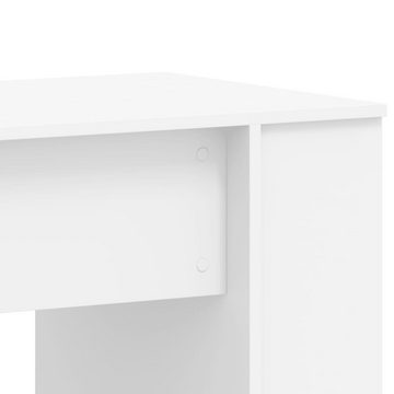 vidaXL Schreibtisch Schreibtisch Weiß 140x50x75 cm Holzwerkstoff