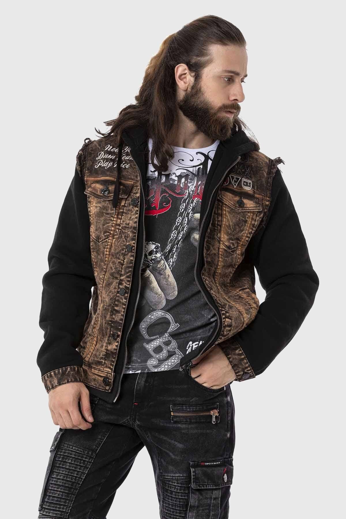 Cipo & Baxx Jeansjacke Jacke im trendigen Design günstig online kaufen
