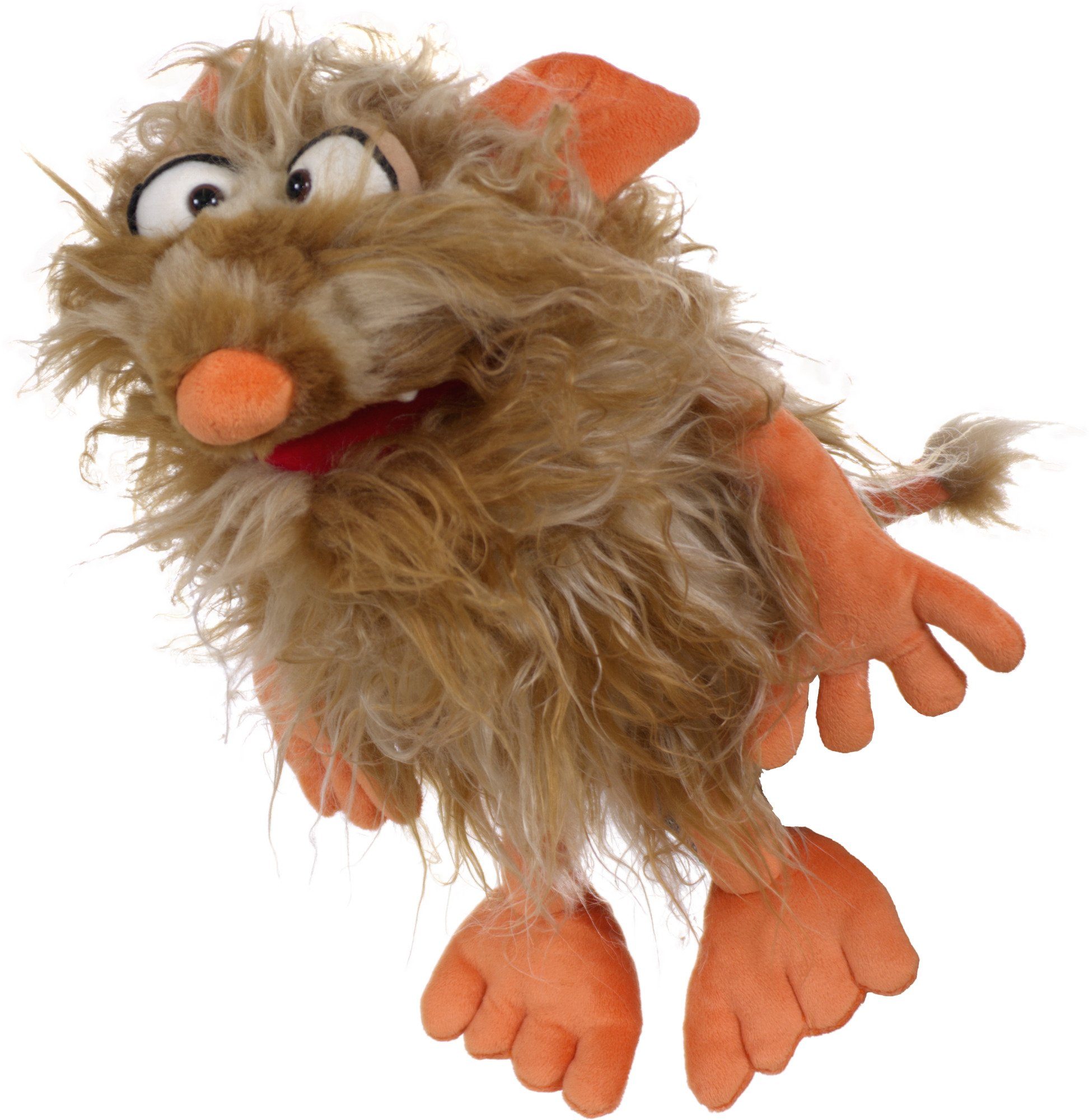 Living Puppets Handpuppe Living Puppets Handpuppe Flausi W780 Monster to go (Packung), Sehr gut geeignet um Geschichten zu erzählen