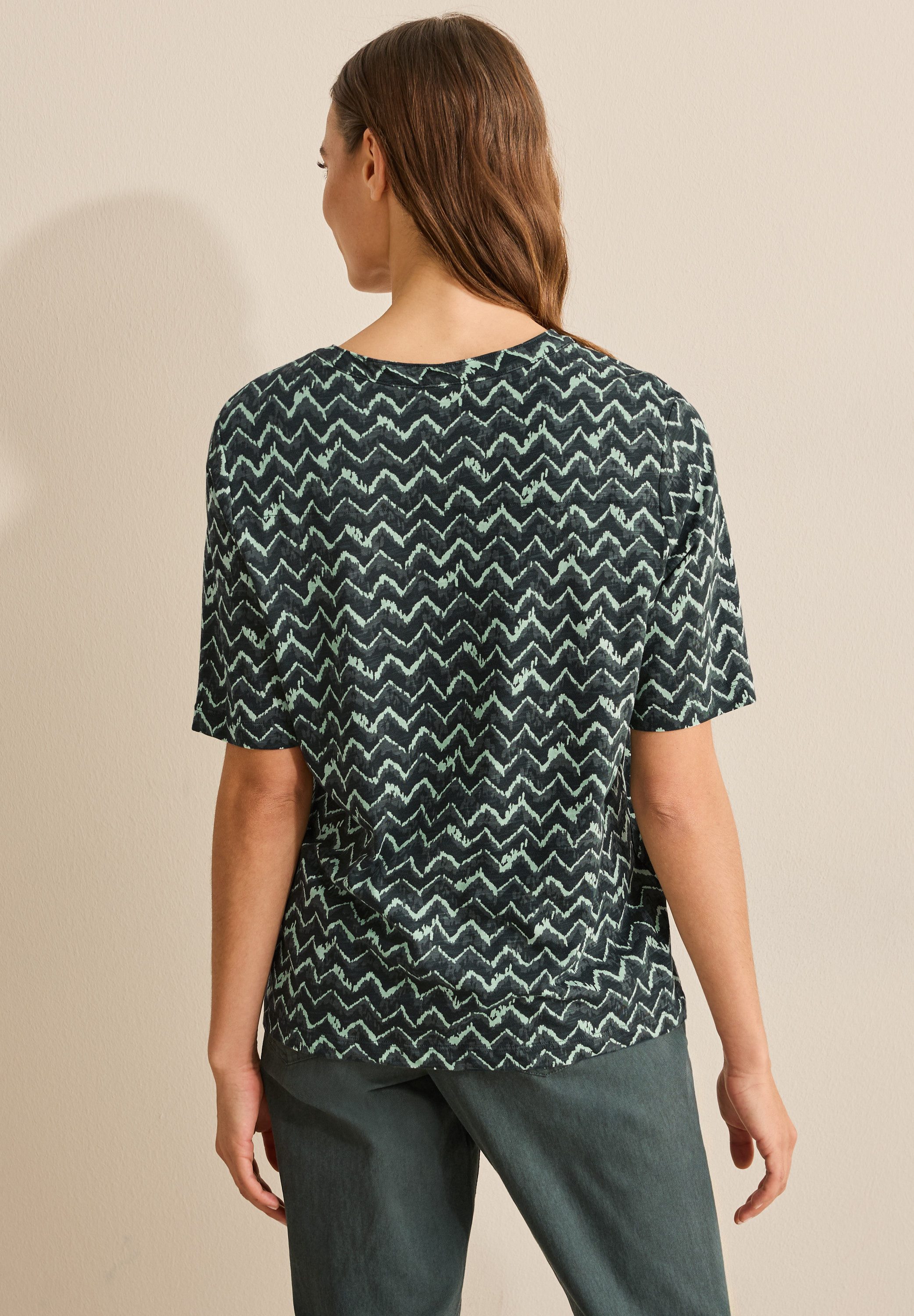 Cecil Print-Shirt, im soften Baumwoll-Mix günstig online kaufen