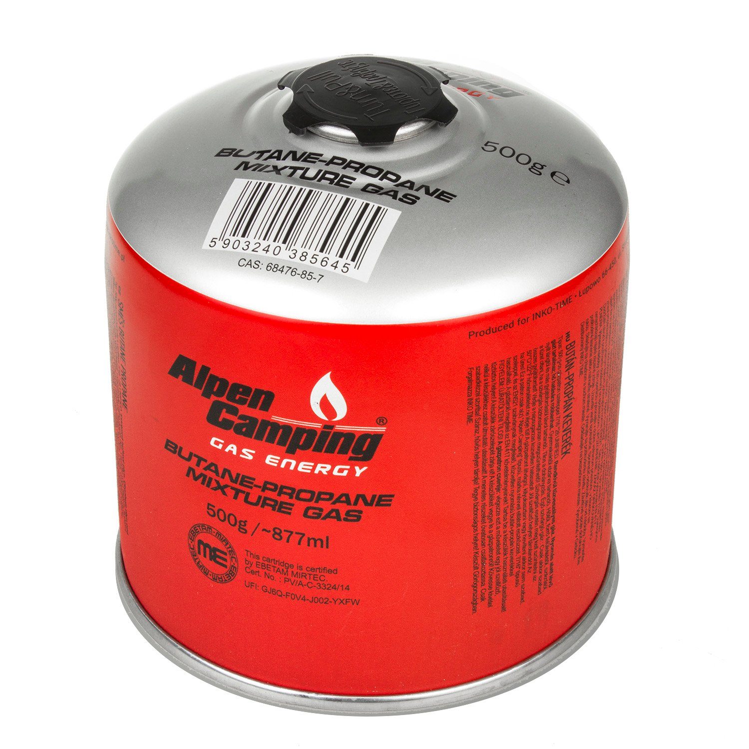 Alpen Camping Gaskartusche IK008, 1 St., 877 ml / 500g Gaskartusche