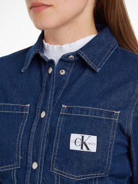 Calvin Klein Jeans Jeansbluse LEAN DENIM SHIRT mit Logopatch