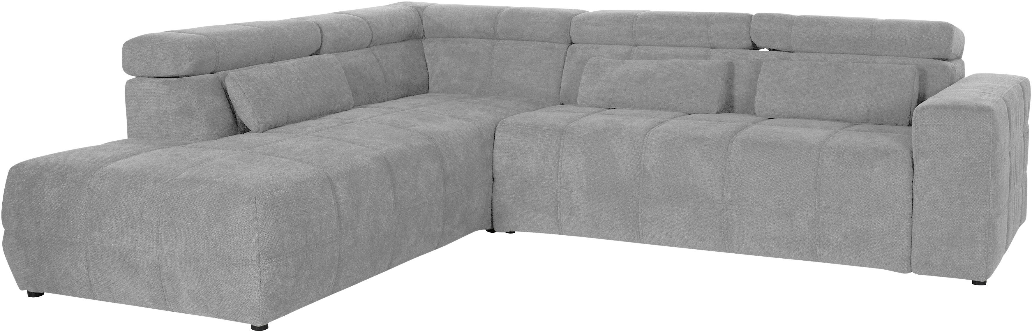 DOMO collection Ecksofa "Modica, zeitlos und elegant, L-Form", moderne Opti günstig online kaufen