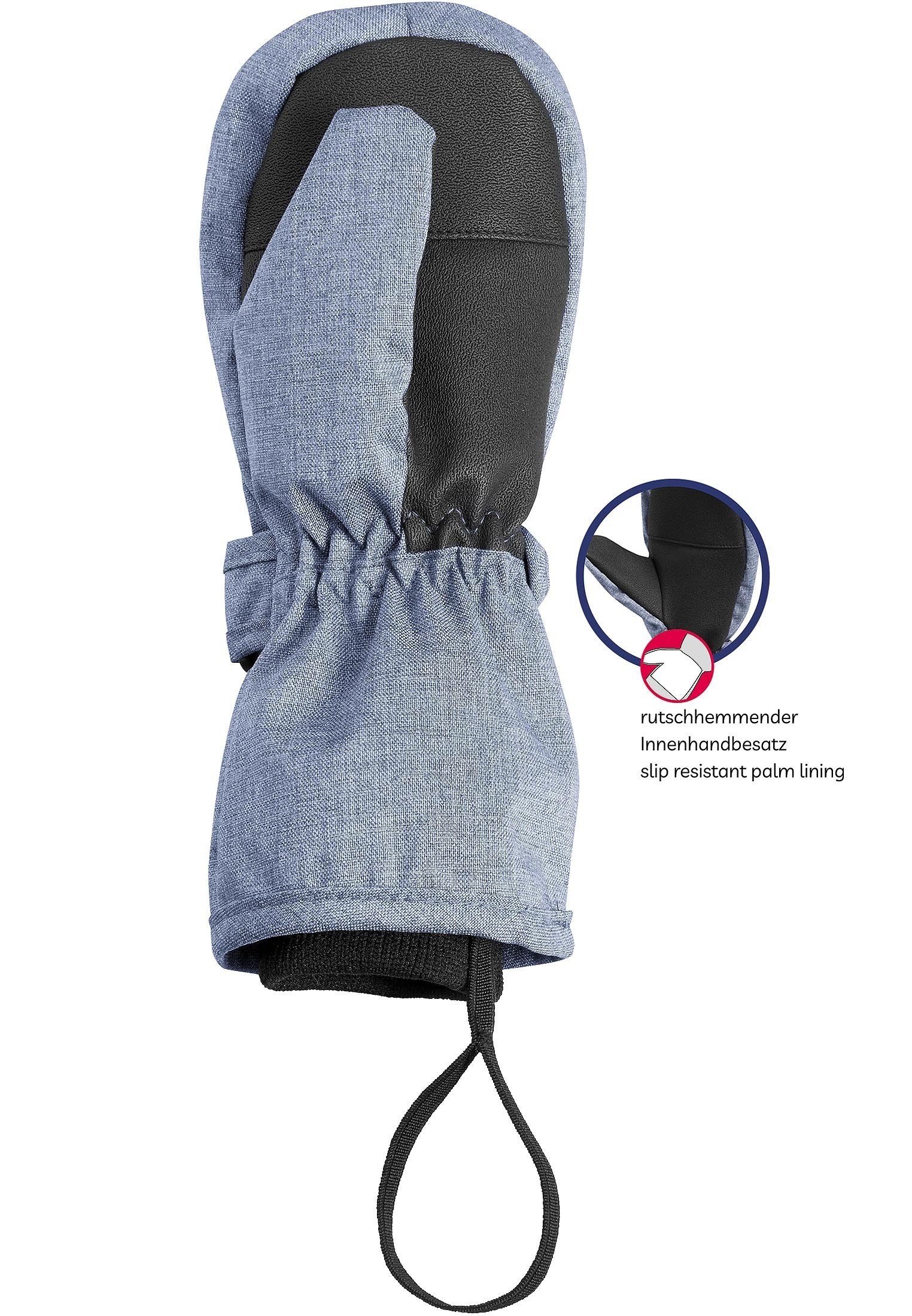 Playshoes Skihandschuhe Playshoes Fäustling uni rutschhemmender Innenhandbesatz