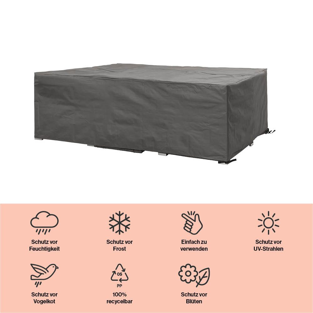 winza outdoor covers Gartenmöbel-Schutzhülle (OTTOs Choice), geeignet für Loungeset bis 250 cm, Maße 250x250x75 cm – Bild 3 von 5