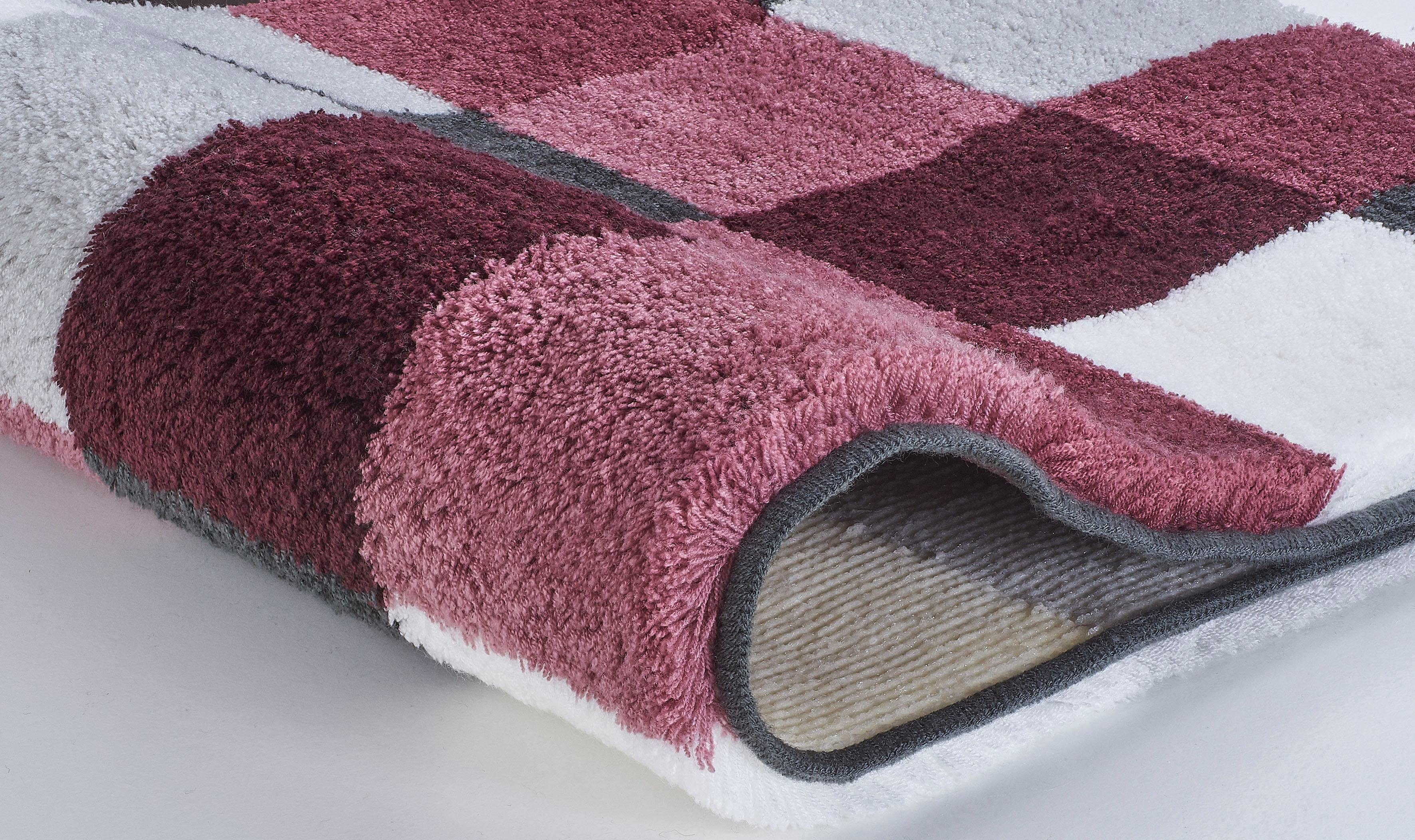 Kleine Wolke Badematte Caro, Höhe 25 mm, rutschhemmend beschichtet, fußbode günstig online kaufen