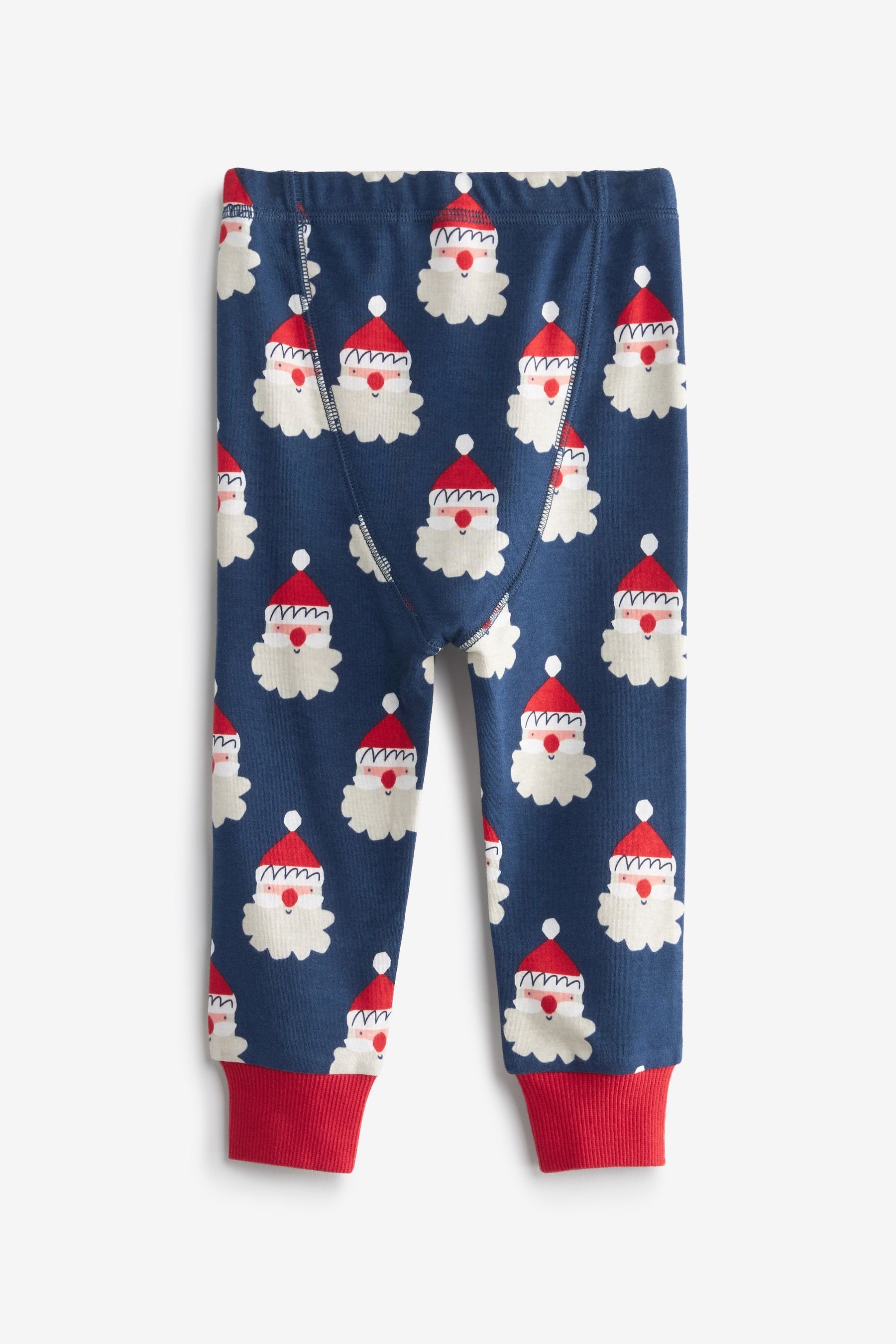 Next Schlafanzug Weihnachtlicher Pyjama (2 Navy Blue tlg) Santa