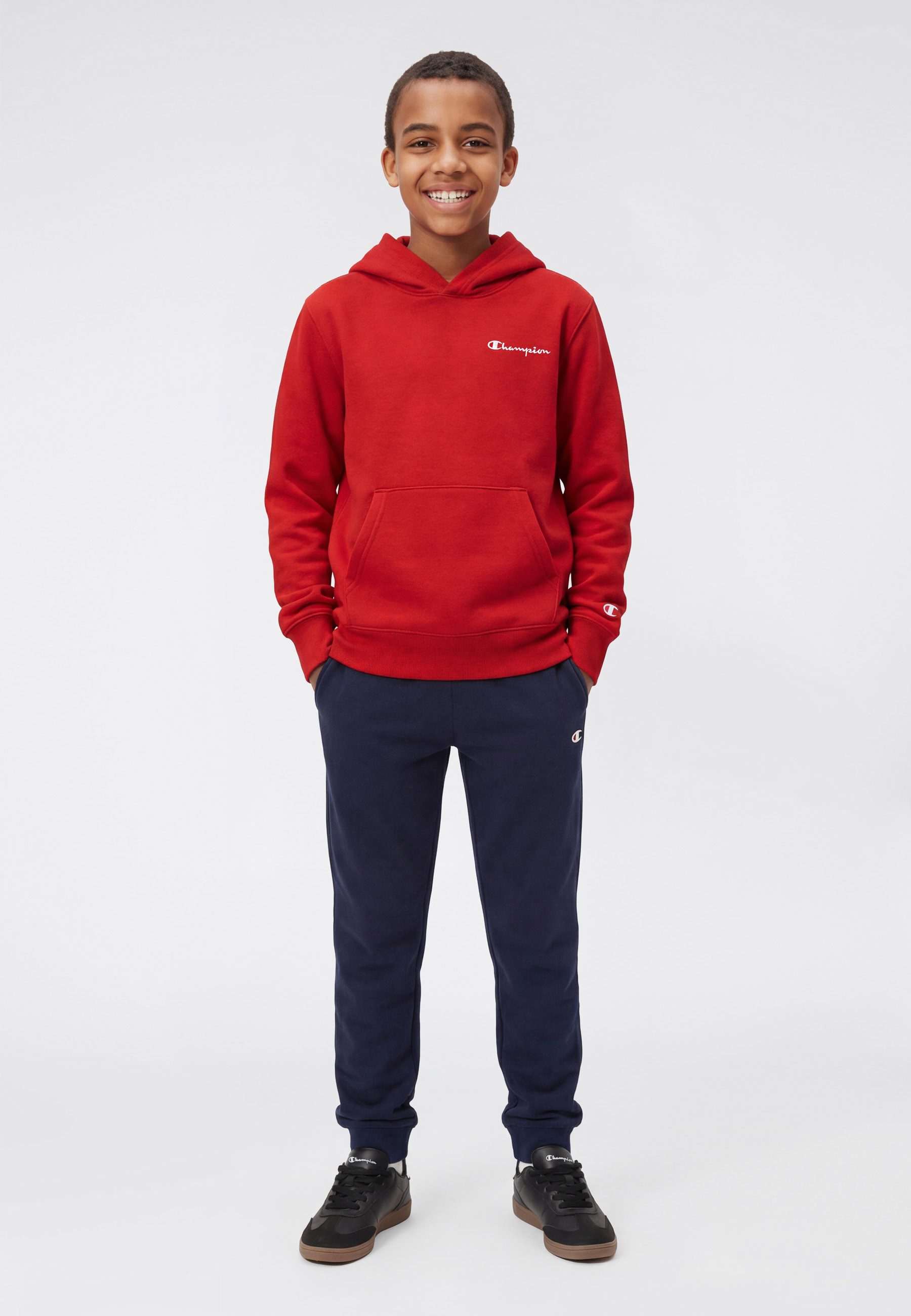 Champion Kapuzensweatshirt ICONS CONTRAST Terry Hoodie für Kinder, sportlicher Stil, mit Kapuze