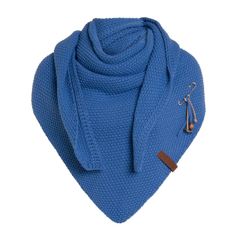 Dreieckschal, Knit Cobalt Strickschal Coco Dreiecktuch, Herren Damen Schal, Bandana, Factory