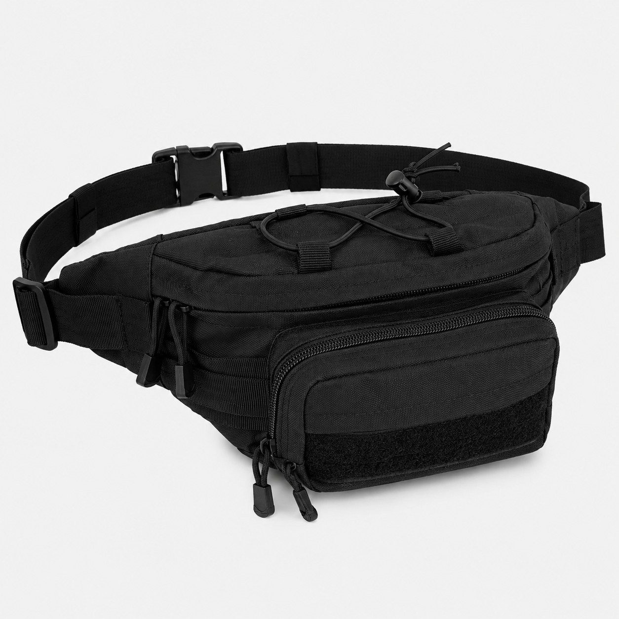 WS-Trend Wanderrucksack Taktische Gürteltasche Herren 3 L MOLLE Bauchtasche Hüfttasche Schwa