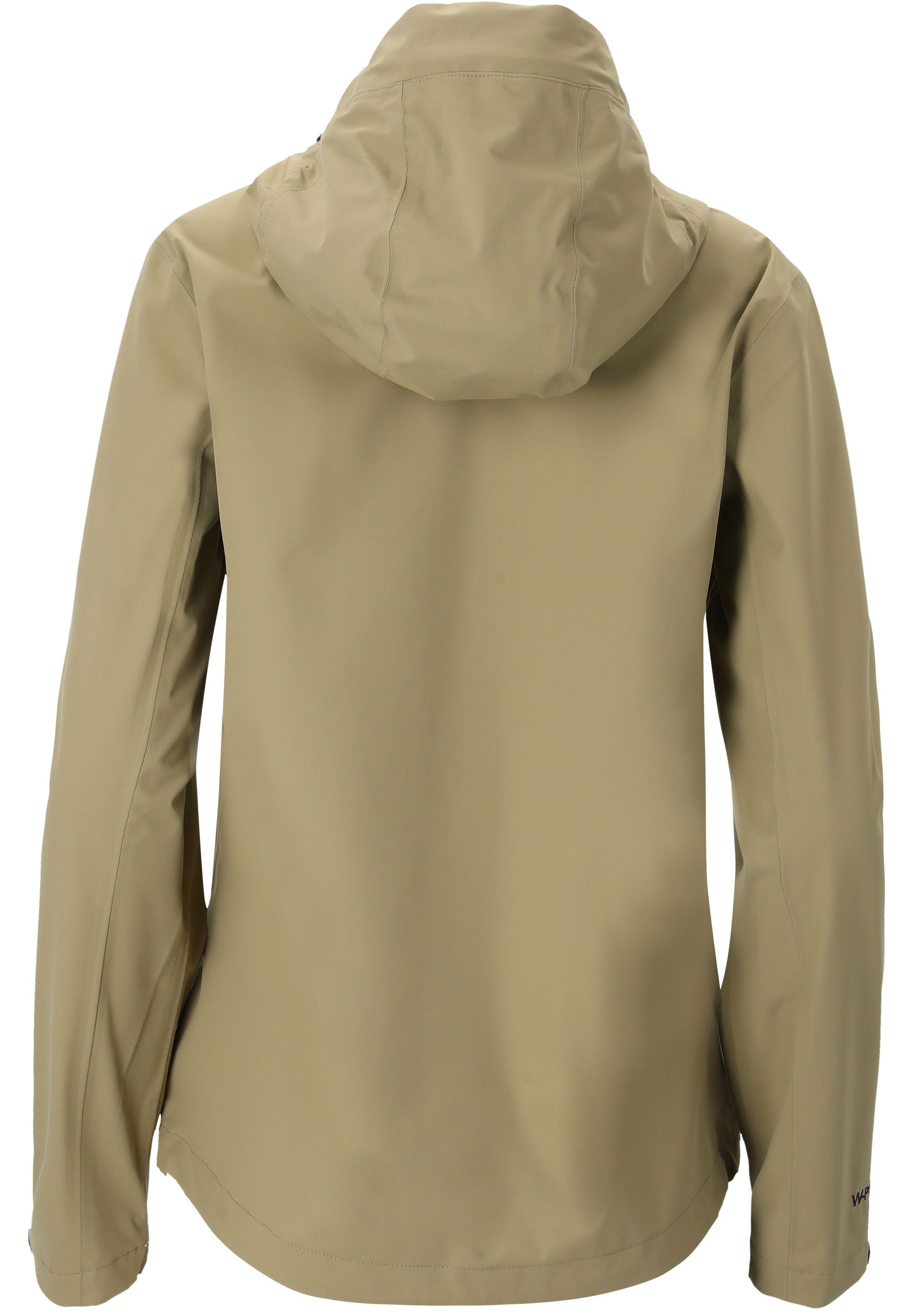 wind- WHISTLER Osbourne und aus Softshelljacke wasserdichtem khaki Material