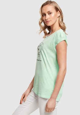 Merchcode T-Shirt Merchcode Damen Ladies WD - Woman Figure Extended Shoulder Tee (1-tlg)