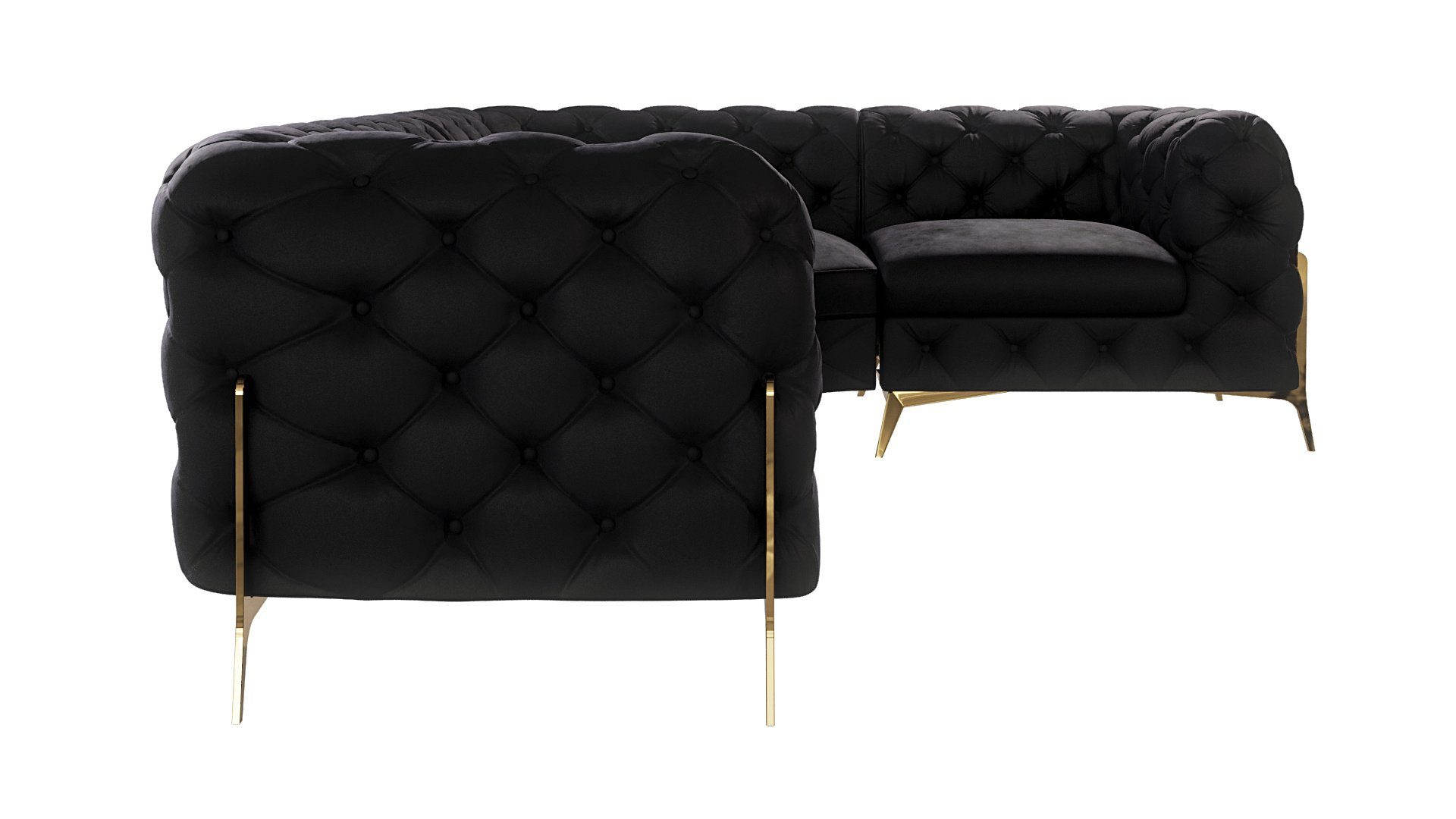 S-Style Möbel Ecksofa Ashley, Chesterfield mit günstig online kaufen