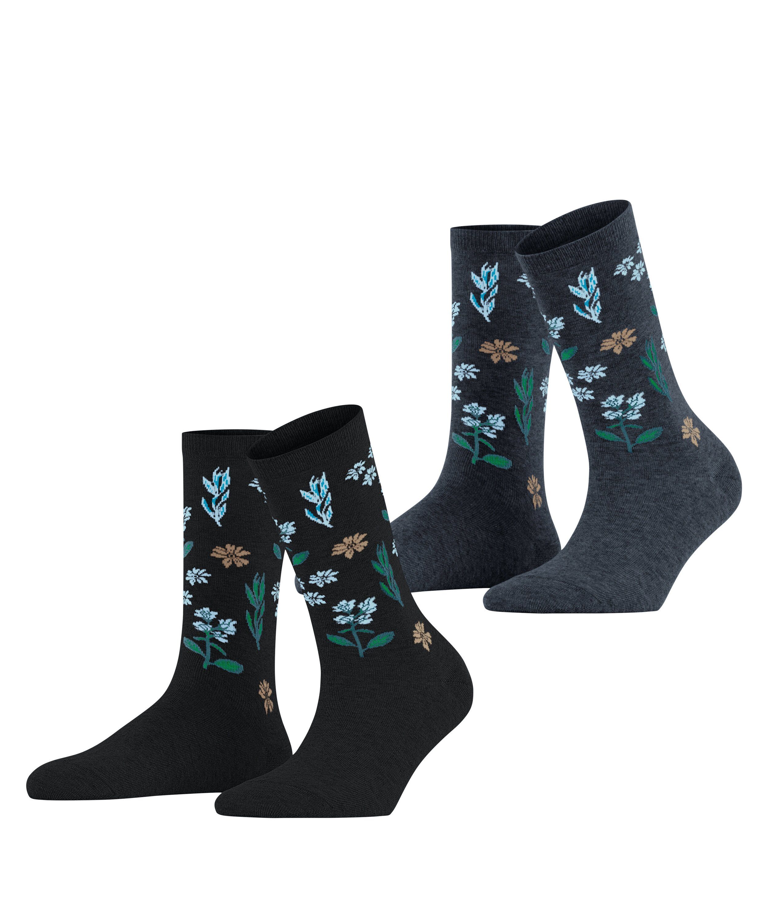 Esprit Socken Winter Flower 2-Pack (2-Paar) sortiment (0050) | Wintersocken