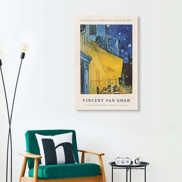Posterlounge Acrylglasbild Vincent van Gogh, I am in it With all my Heart, Schlafzimmer Vintage