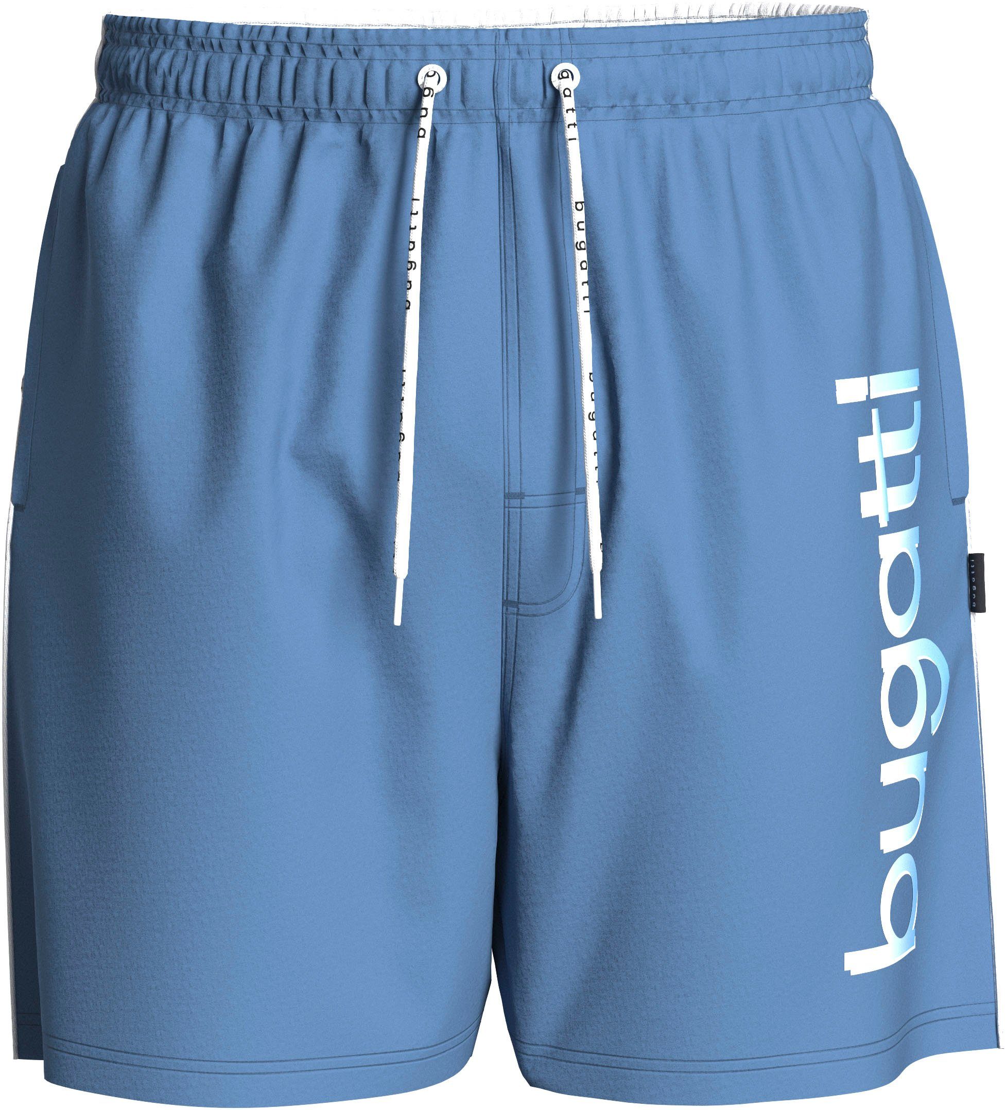 bugatti Badeshorts Giovanni mit großem Logoprint günstig online kaufen