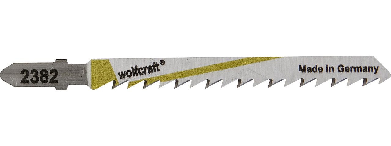 Wolfcraft Stichsägeblatt Wolfcraft Stichsägeblätter 2382000 100 mm T-Schaft